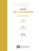 OEuvres de Lavoisier : Correspondance, Volume V (1787-1788)