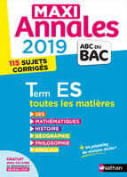 Maxi Annales Bac 2019 - Terminale ES