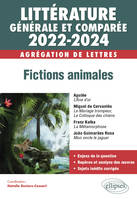 Littérature générale et comparée 2022-2024, Fictions animales