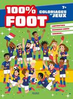 Grand livre de jeux Coloriages et jeux - 100% foot