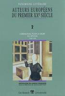 Auteurs européens du premier XXe siècle, 2, Cérémonial pour la mort du sphynx, AUTEURS EUROPEENS DU PREMIER XXE SIECLE VOLUME 2 1940-1958, 2. Cérémonial pour la mort du sphynx (1940-1958)