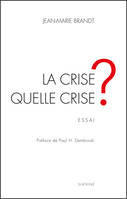 La crise, quelle crise ?, Essai économique