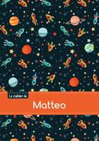 CAHIER MATTEO PTSCX,96P,A5 ESPACE