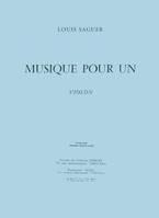 Musique pour un violon