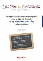 Petit fascicule à l'usage des enseignants pour la leçon de français sur les 