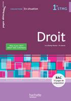 En situation Droit 1re STMG - Livre élève - Ed. 2017