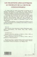 Les traditions apocalyptiques au tournant de la chute de Constantinople, actes de la Table ronde d'Istanbul, 13-14 avril 1996