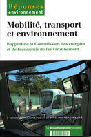 Mobilité, transport et environnement, rapport de la Commission des comptes et de l'économie de l'environnement