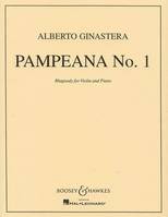 Pampeana No. 1, Rhapsody. op. 16. violin and piano.