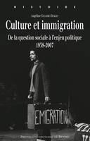 Culture et immigration, De la question sociale à l'enjeu politique, 1958-2007