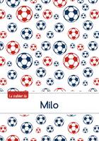 CAHIER MILO BLANC,96P,A5 FOOTBALLPARIS