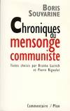 Chroniques du mensonge communiste