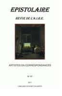 37, REVUE DE L'AIRE 37 - 2011, Artistes en correspondances