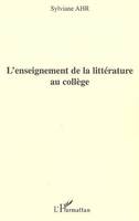 L'enseignement de la littérature au collège