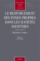 Le Renforcement des fonds propres dans les sociétés anonymes