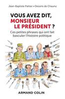 Vous avez dit, Monsieur le Président ?, Ces petites phrases qui ont fait basculer l'histoire politique