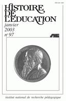 Histoire de l'éducation, n° 97/2003