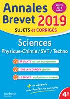 Annales Nouveau Brevet 2019 Physique-Chimie-SVT