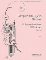 22 Studies-Melodic Fantasies, op. 58. Horn.