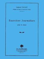 Exercices journaliers pour le chant