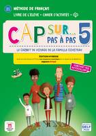 Cap sur... pas à pas 5 - A2.1/A2.2 - Éd. hybride, Le carnet de voyage de la famille Cousteau