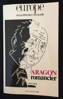 Europe n°717-718, janvier-février 1989 - Aragon romancier