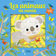 Mon livre-puzzle, Les animaux du monde, 5 puzzles, 9 pièces