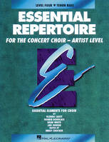 Essential Repertoire for the Concert Choir, Level 4 Tenor Bass, Student 1-Pak