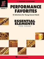 Performance Favorites Vol. 1 - Baritone Saxophone, 15 Selections for Young Concert Band