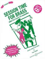 Session Time, Solos that expand into ensembles. trombone (flexible brass ensemble) and piano ad libitum.
