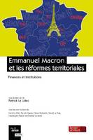 Emmanuel Macron et les réformes territoriales, Finances et institutions