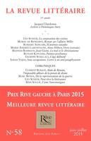 La Revue Litteraire n 58 / Juin-Juillet 2015