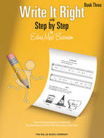 WRITE IT RIGHT WITH STEP BY STEP - BOOK 3 PIANO