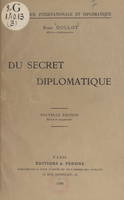 Du secret diplomatique