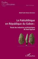 Le Paléolithique en République du Gabon, Étude des industries préhistoriques du haut ogooué