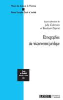 ETHNOGRAPHIES DU RAISONNEMENT JURIDIQUE