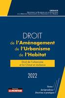 Droit de l'aménagement, de l'Urbanisme et de l'Habitat 2022, Droit de l'urbanisme et loi Climat et résilience