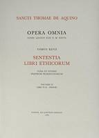 Opera Omnia - tome 47 Sententia libri ethicorum