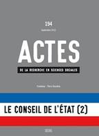 Actes de la recherche en sciences sociales Actes de la recherche en sciences sociales, n°194, Fusion des élites et consécration des cabinets de conseil