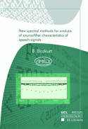 New spectral methods for analysis of source/filter characteristics of speech
signals