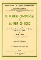 Le Plateau continental de la Mer du Nord, arrêt de la Cour internationale de justice, 20 février 1969