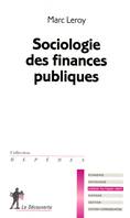 Sociologie des finances publiques