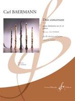 Duo concertant opus 4, Pour clarinette en si bémol et piano
