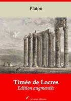 Timée de Locres – suivi d'annexes, Nouvelle édition 2019