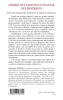 Animer des groupes d'analyse des pratiques, Pour une clinique des instituts sociales et éducatives