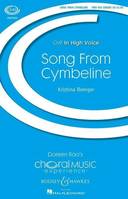 Song From Cymbeline, 2 choirs (SSAA/SSAA) a cappella. Partition de chœur.