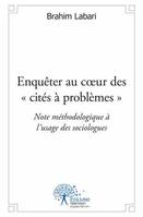 Enquêter au cœur des « cités à problèmes », Note méthodologique à l’usage des sociologues