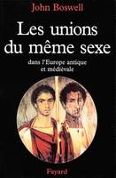 Les Unions du même sexe, Dans l'Europe antique et médiévale