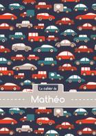 CAHIER MATHEO SEYES,96P,A5 VOITURES