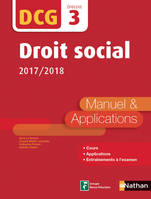 Droit social - DCG 3 - Manuel et applications, Format : ePub 3